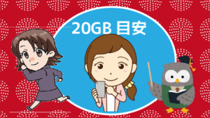 20GBの目安