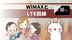 WiMAXとLTE回線
