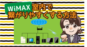 wimaxを室内で繋がりやすくする方法