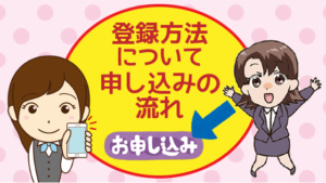 登録方法について申し込みの流れ